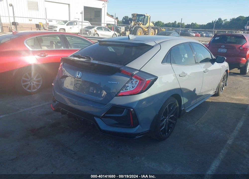 2021 HONDA CIVIC SPORT VIN: SHHFK7H44MU224009