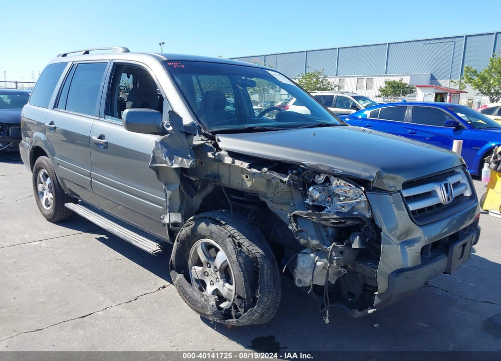 2007 HONDA PILOT EX VIN: 2HKYF18497H513923