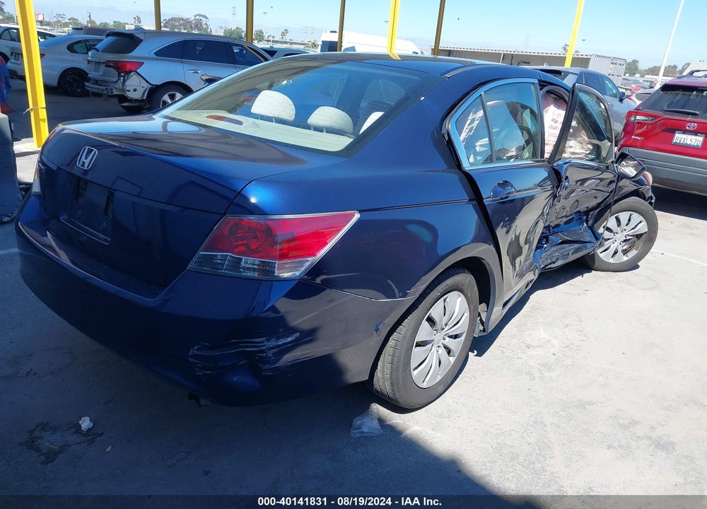 2008 HONDA ACCORD 2.4 LX VIN: JHMCP26398C040933