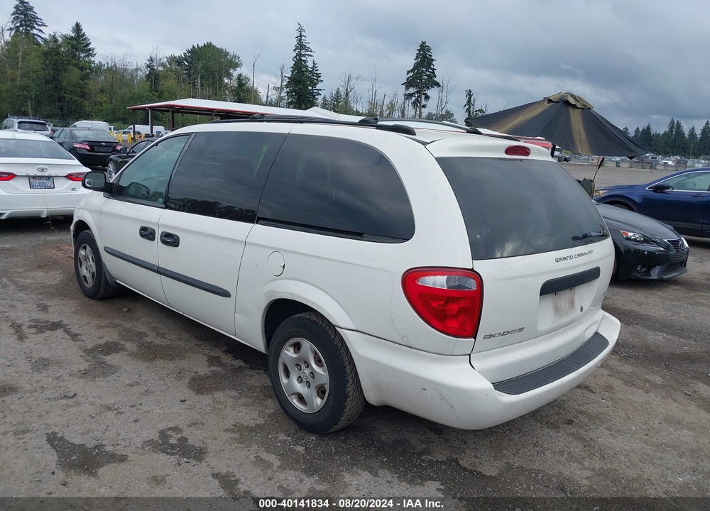 2003 DODGE GRAND CARAVAN SE VIN: 1D4GP24363B265902