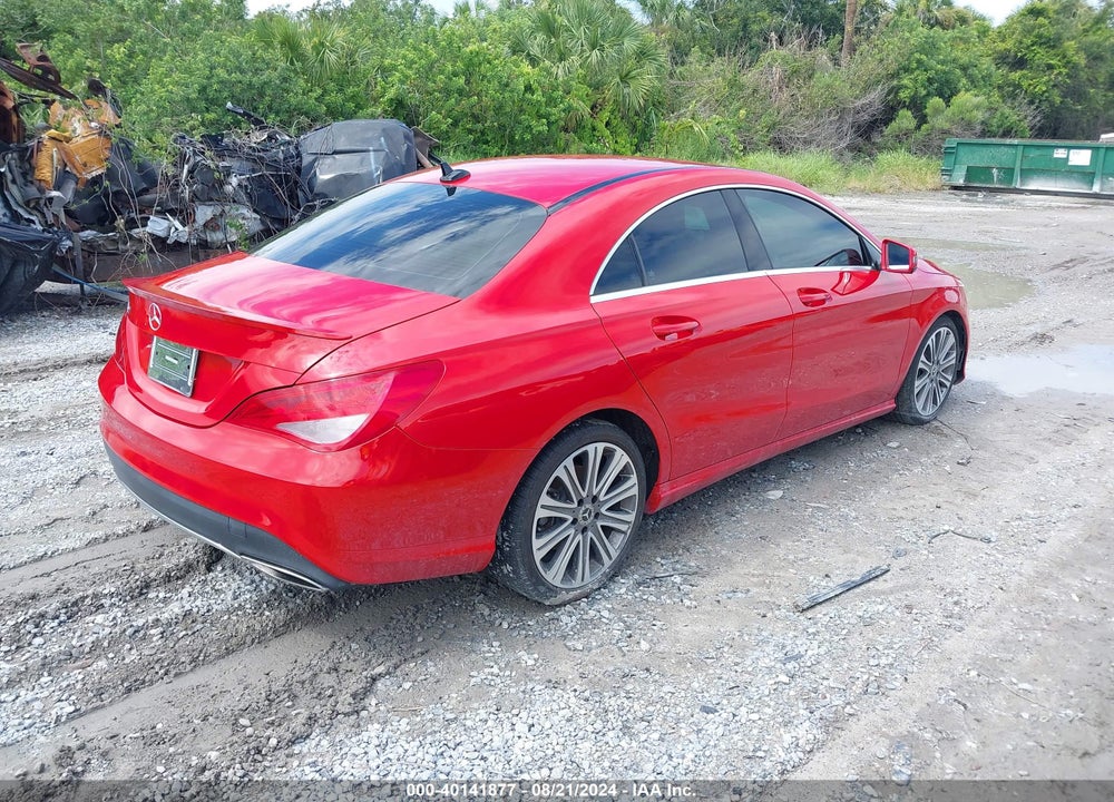 2018 MERCEDES-BENZ CLA 250 VIN: WDDSJ4EB5JN588110