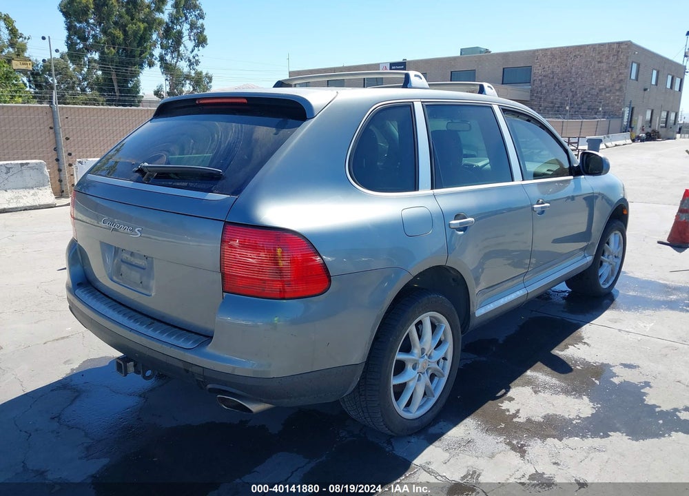 2004 PORSCHE CAYENNE S VIN: WP1AB29P64LA72933