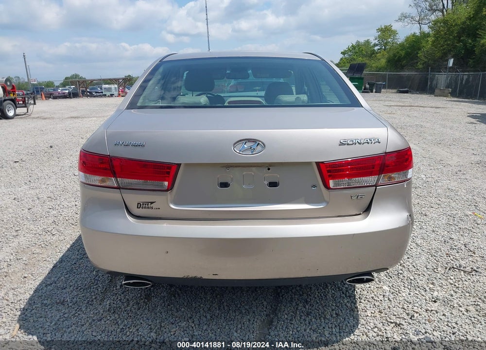 2006 HYUNDAI SONATA GLS V6/LX V6 VIN: 5NPEU46F56H105240