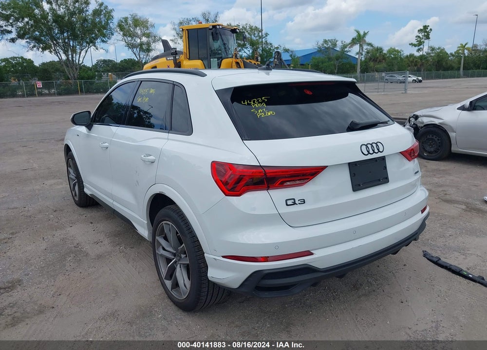 2023 AUDI Q3 PREMIUM PLUS 45 TFSI S LINE QUATTRO TIPTRONIC VIN: WA1EECF37P1139888