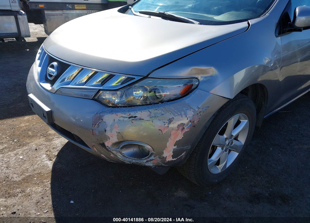2009 NISSAN MURANO SL VIN: JN8AZ18U29W006498