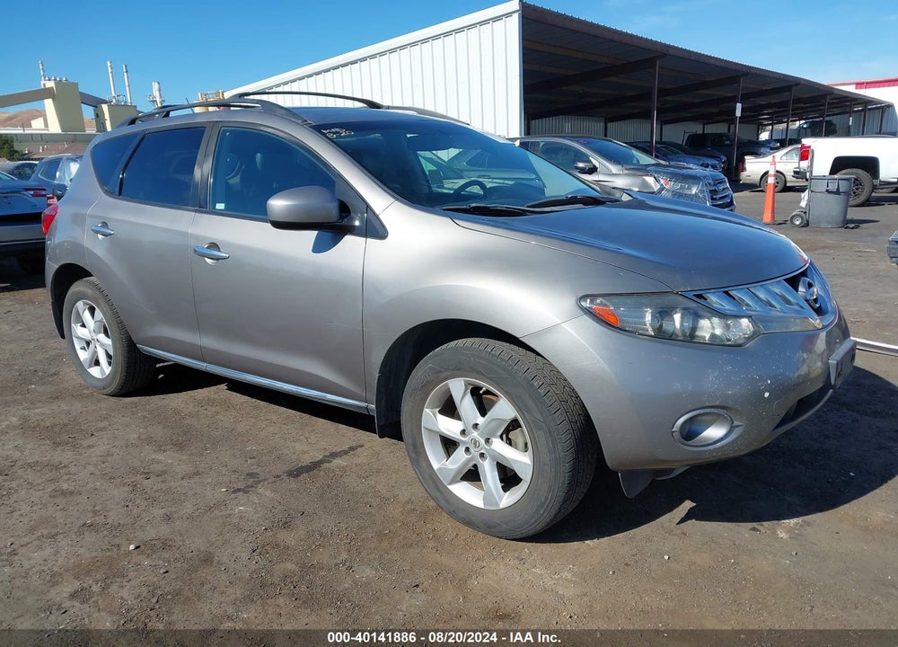 2009 NISSAN MURANO SL VIN: JN8AZ18U29W006498