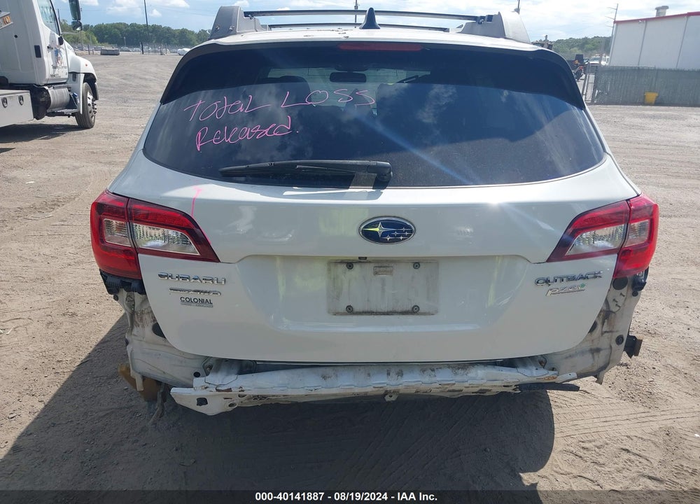 2016 SUBARU OUTBACK 2.5I PREMIUM VIN: 4S4BSACC0G3226588