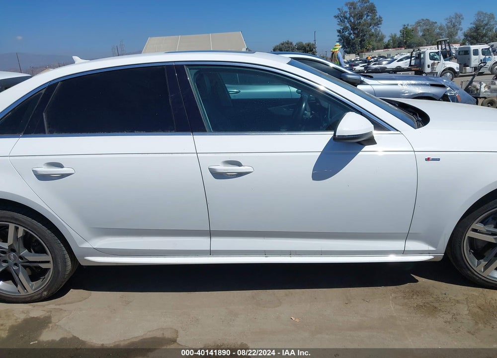 2017 AUDI A4 2.0T PREMIUM VIN: WAUENAF47HN007045