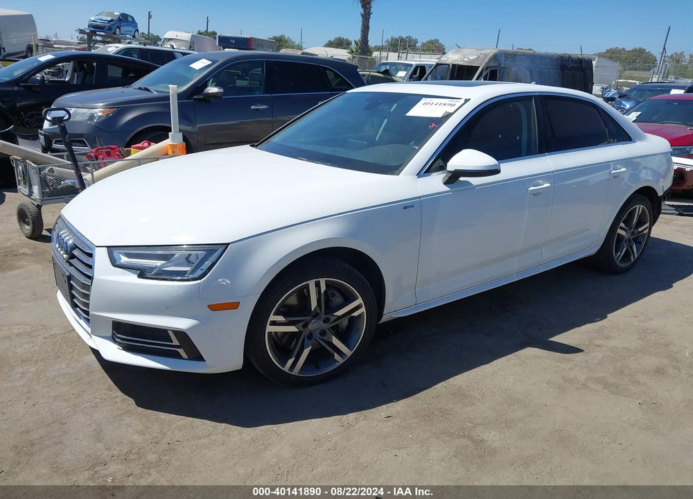 2017 AUDI A4 2.0T PREMIUM VIN: WAUENAF47HN007045