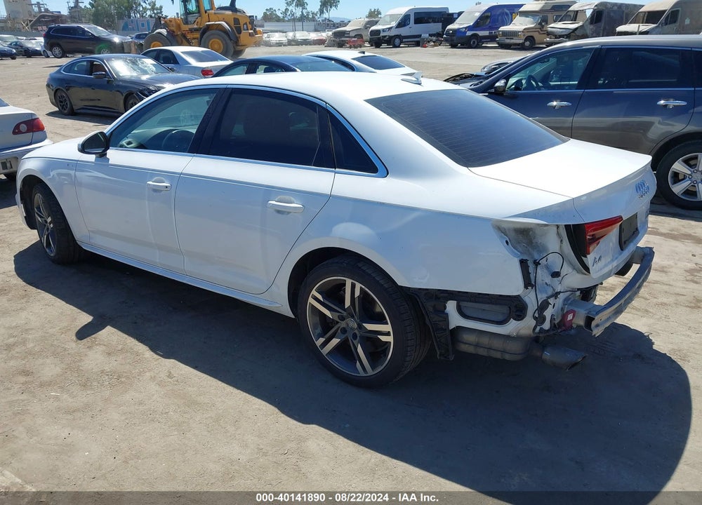 2017 AUDI A4 2.0T PREMIUM VIN: WAUENAF47HN007045