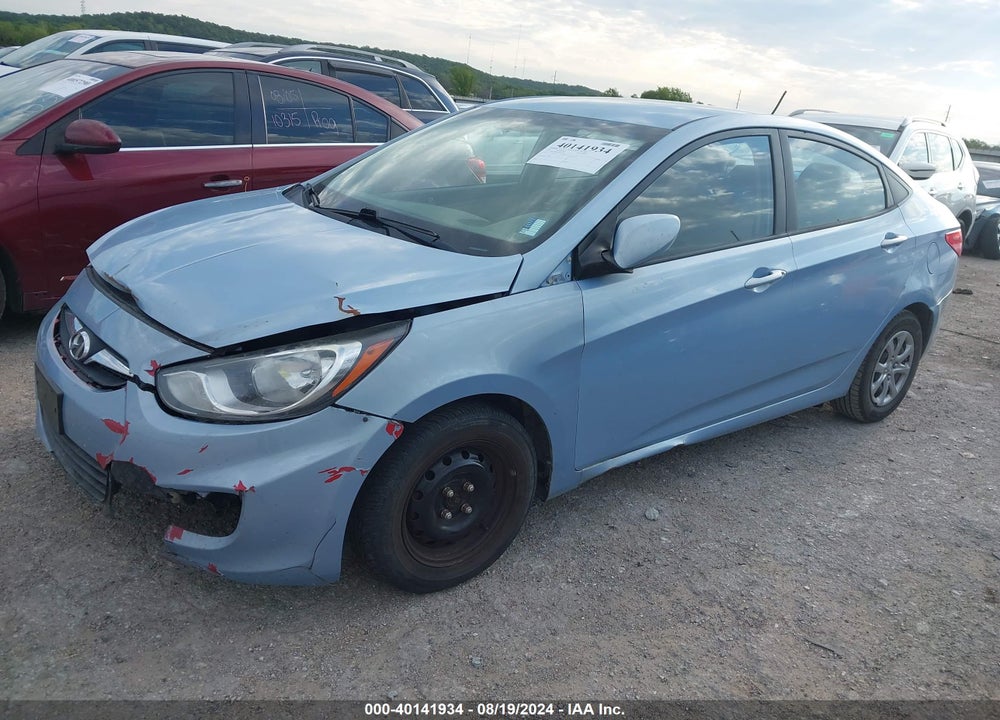 2013 HYUNDAI ACCENT GLS VIN: KMHCT4AEXDU477731