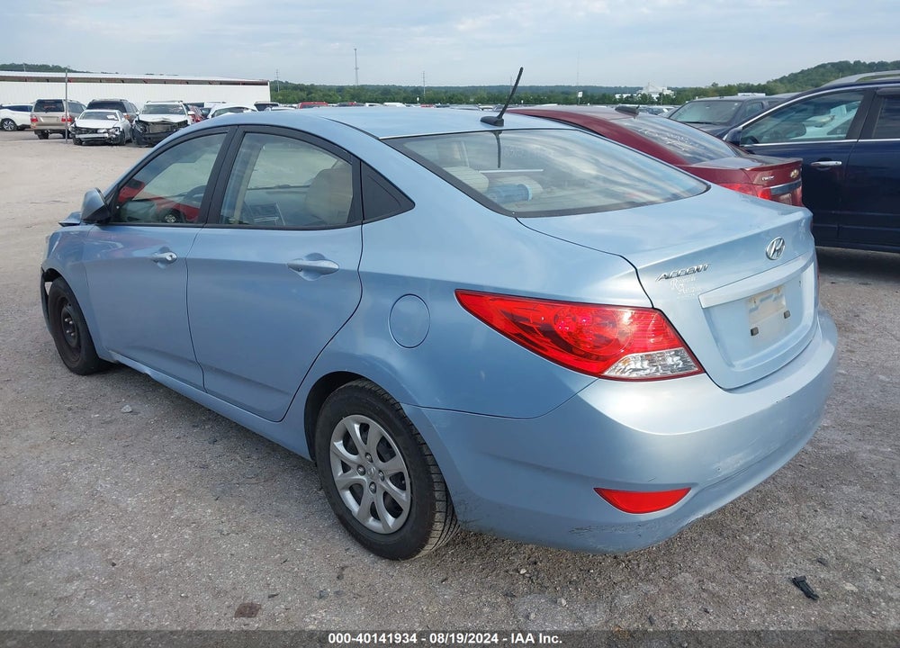 2013 HYUNDAI ACCENT GLS VIN: KMHCT4AEXDU477731