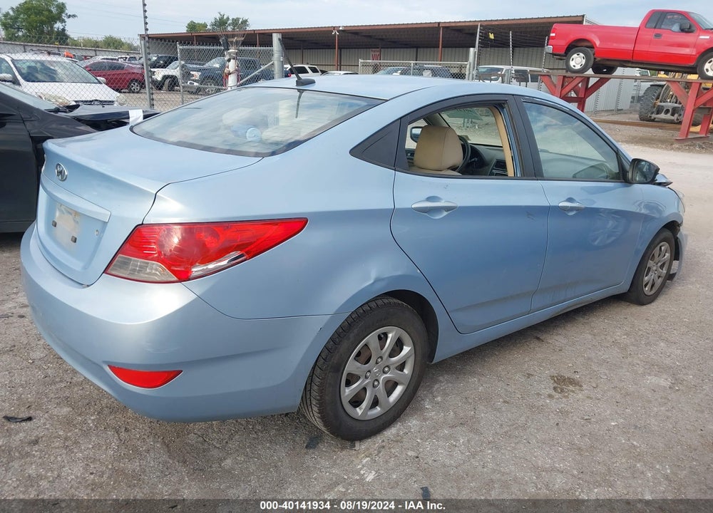 2013 HYUNDAI ACCENT GLS VIN: KMHCT4AEXDU477731