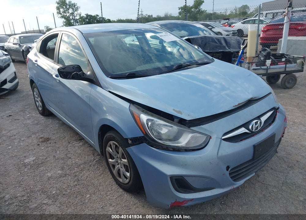 2013 HYUNDAI ACCENT GLS VIN: KMHCT4AEXDU477731