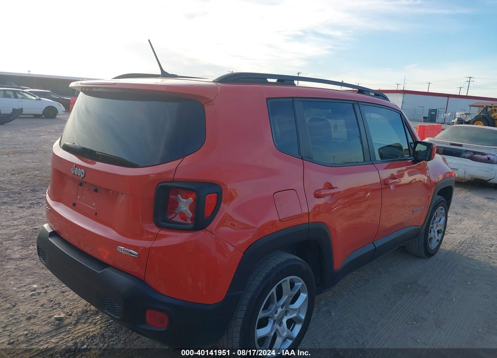 2015 JEEP RENEGADE LATITUDE VIN: ZACCJBBT4FPB27382