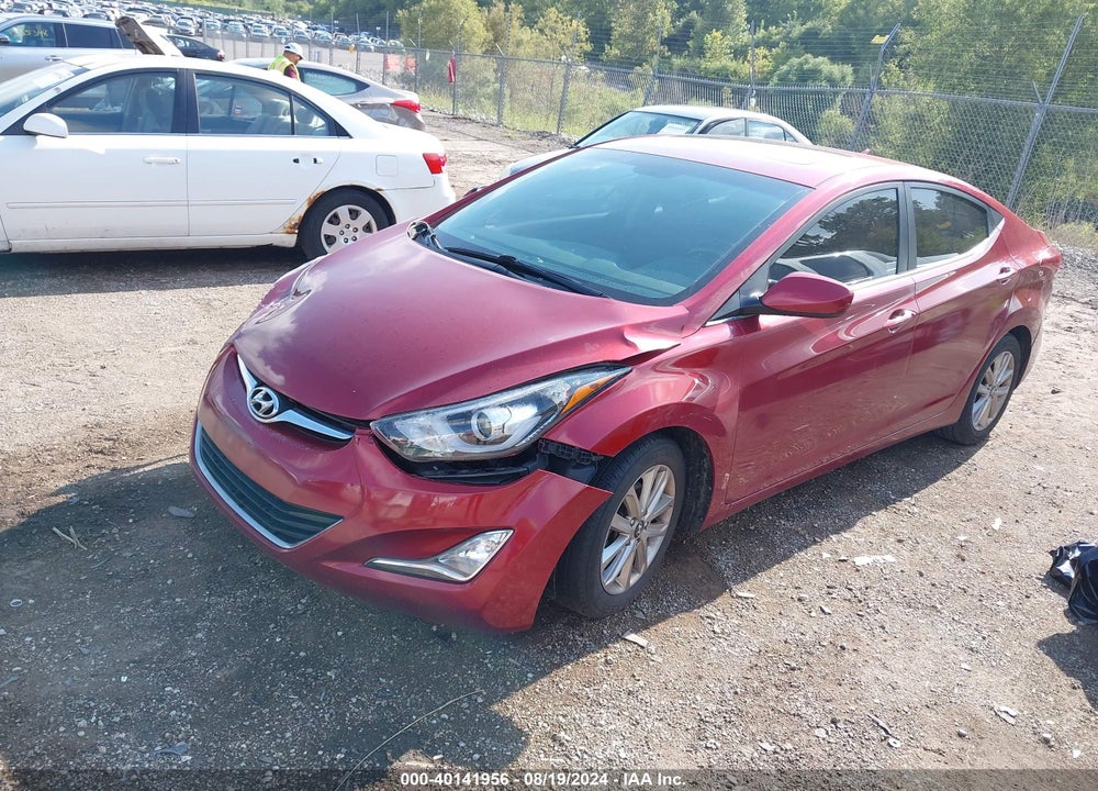 2015 HYUNDAI ELANTRA SE VIN: 5NPDH4AE1FH644601