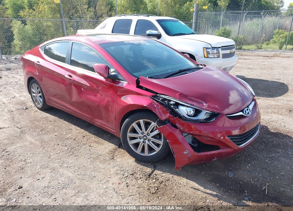 2015 HYUNDAI ELANTRA SE VIN: 5NPDH4AE1FH644601