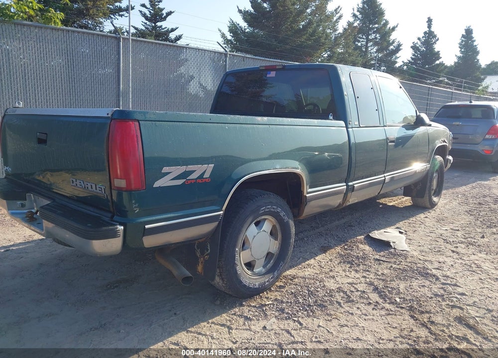 1998 CHEVROLET K1500 FLEETSIDE VIN: 2GCEK19R4W1195914