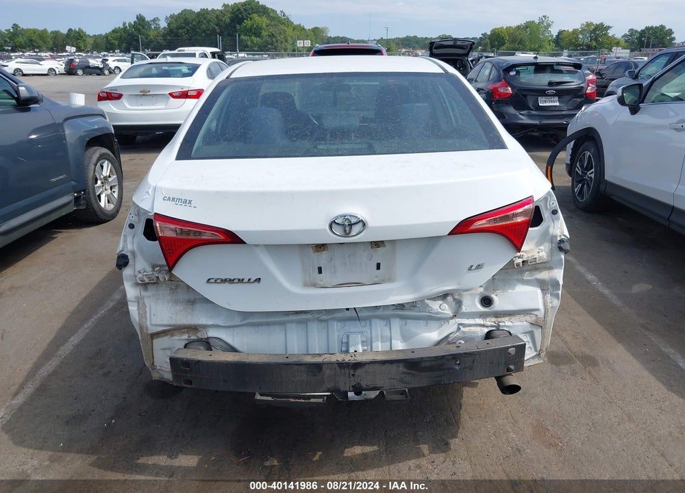 2019 TOYOTA COROLLA LE VIN: 5YFBURHE5KP899268