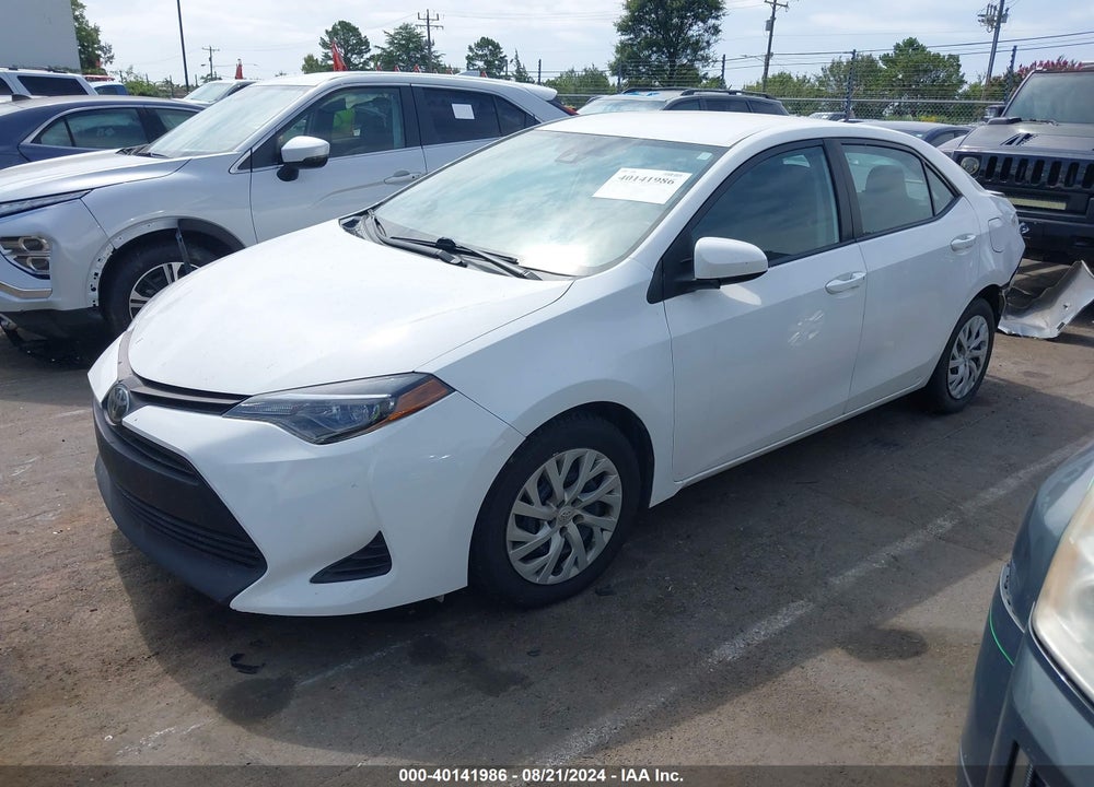 2019 TOYOTA COROLLA LE VIN: 5YFBURHE5KP899268