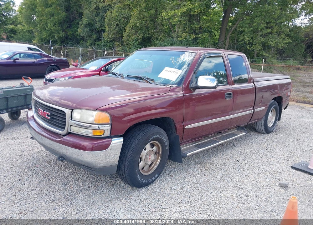 2002 GMC NEW SIERRA K1500 VIN: 1GTEK19T22Z178879
