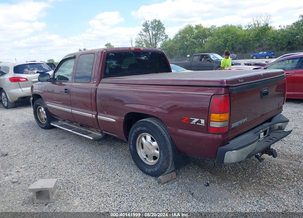 2002 GMC NEW SIERRA K1500 VIN: 1GTEK19T22Z178879