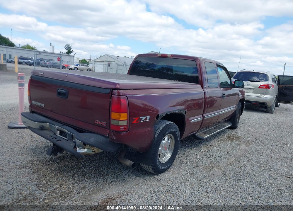 2002 GMC NEW SIERRA K1500 VIN: 1GTEK19T22Z178879