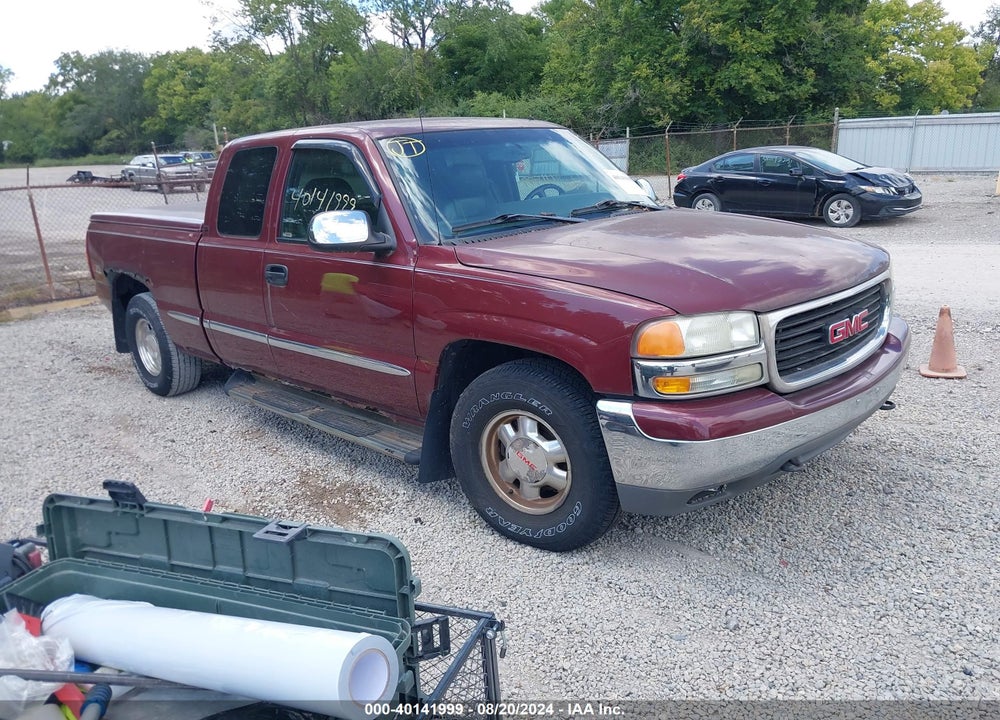 2002 GMC NEW SIERRA K1500 VIN: 1GTEK19T22Z178879