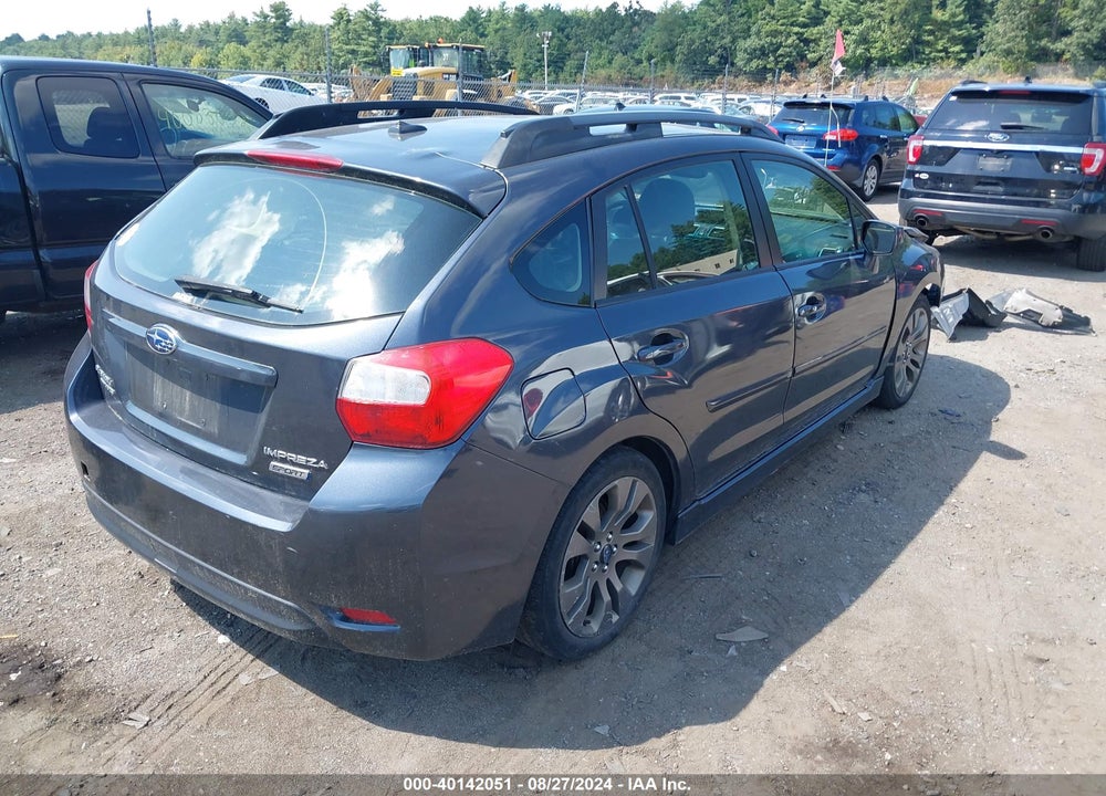 2015 SUBARU IMPREZA 2.0I SPORT LIMITED VIN: JF1GPAV65F8292158