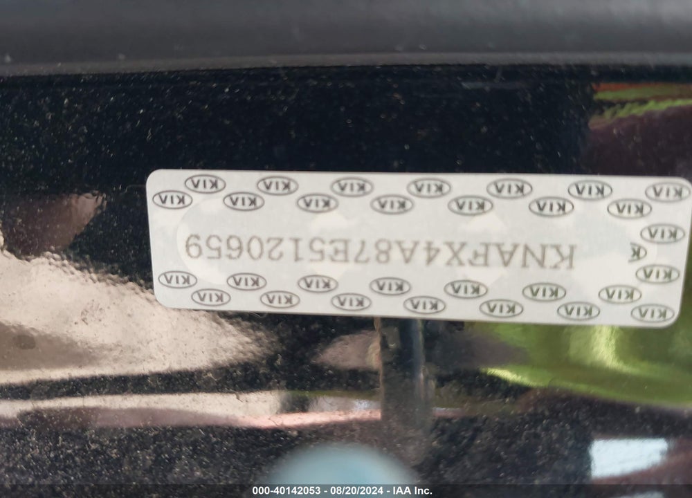 2014 KIA FORTE EX VIN: KNAFX4A87E5120659