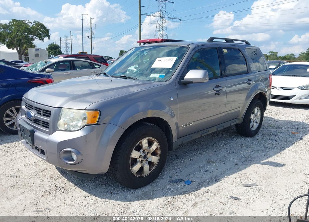 2008 FORD ESCAPE LIMITED VIN: 1FMCU94188KA57597