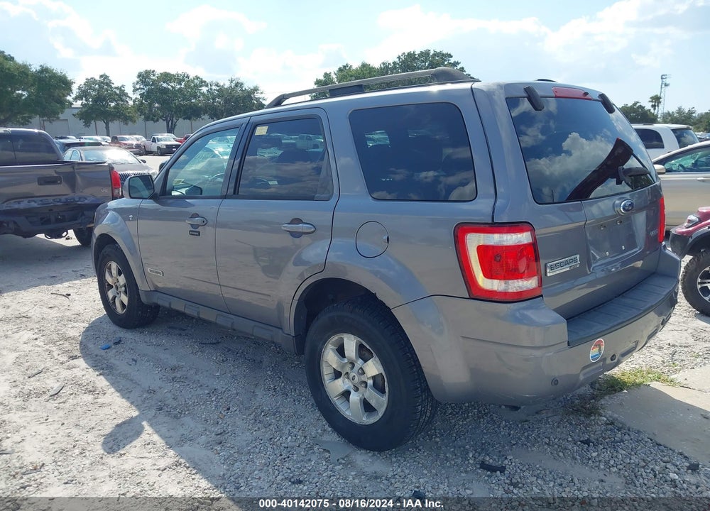 2008 FORD ESCAPE LIMITED VIN: 1FMCU94188KA57597