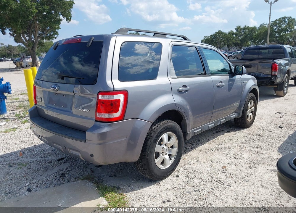 2008 FORD ESCAPE LIMITED VIN: 1FMCU94188KA57597