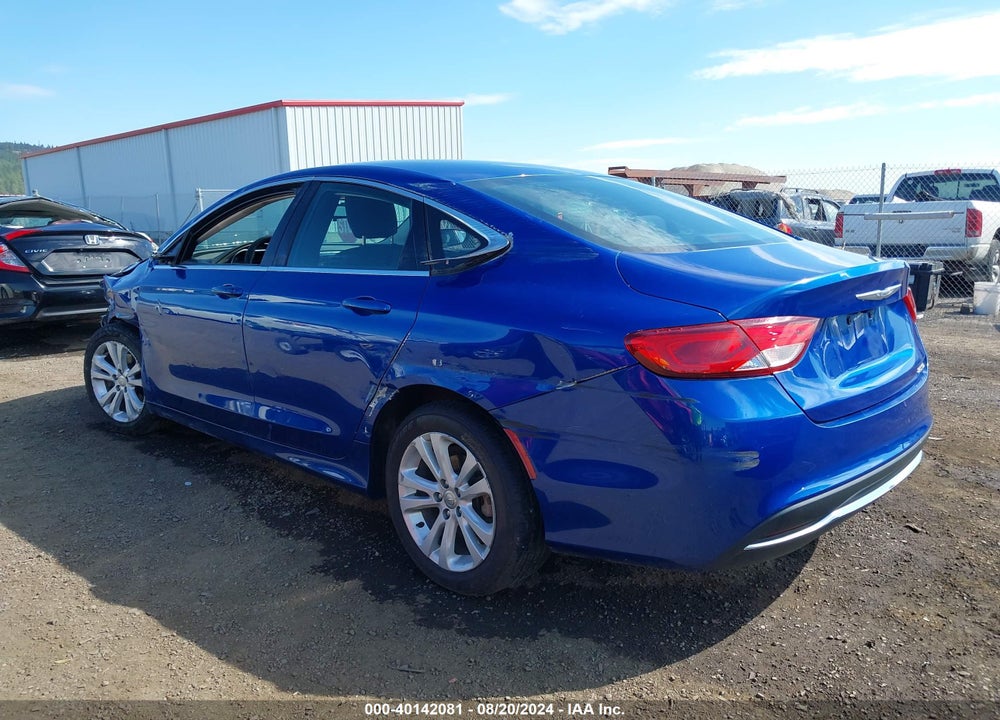 2016 CHRYSLER 200 LIMITED VIN: 1C3CCCAB3GN101606
