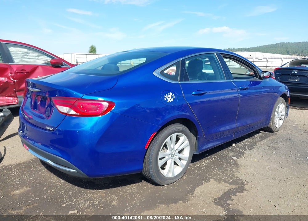 2016 CHRYSLER 200 LIMITED VIN: 1C3CCCAB3GN101606