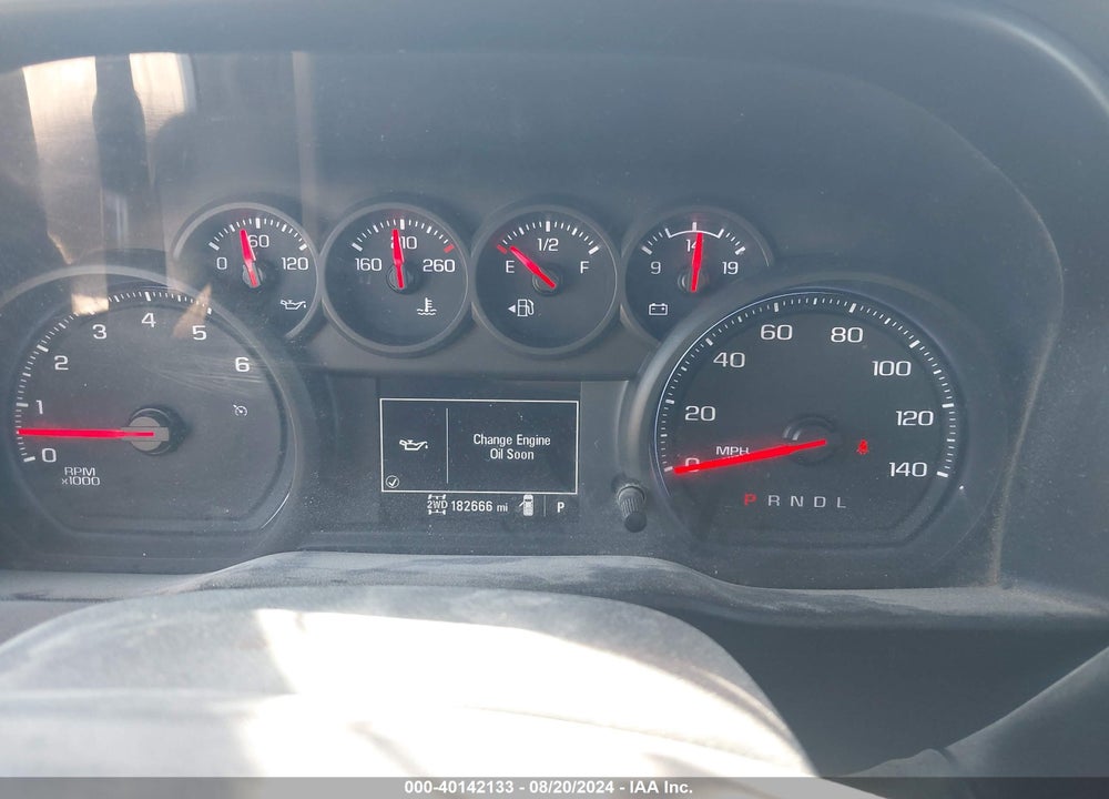 2020 CHEVROLET SILVERADO 1500 4WD SHORT BED WT VIN: 3GCUYAEF4LG309872