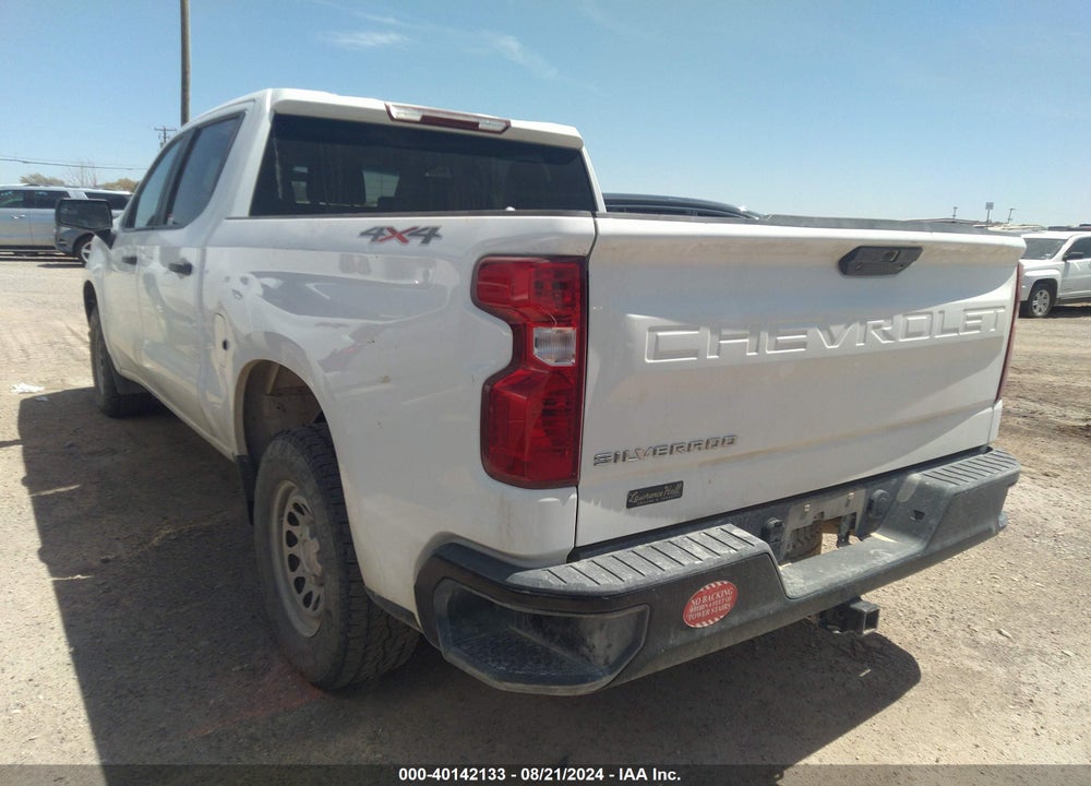 2020 CHEVROLET SILVERADO 1500 4WD SHORT BED WT VIN: 3GCUYAEF4LG309872