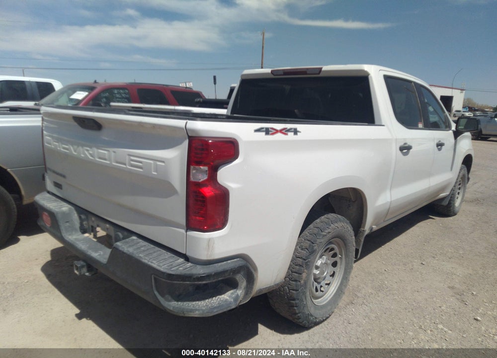 2020 CHEVROLET SILVERADO 1500 4WD SHORT BED WT VIN: 3GCUYAEF4LG309872