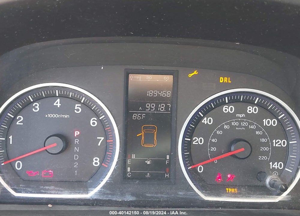 2008 HONDA CR-V EX-L VIN: JHLRE38758C018762
