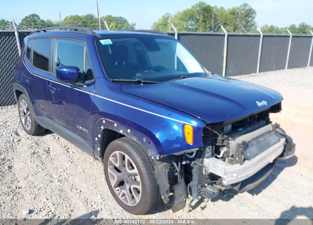 2017 JEEP RENEGADE LATITUDE FWD VIN: ZACCJABB4HPF83726