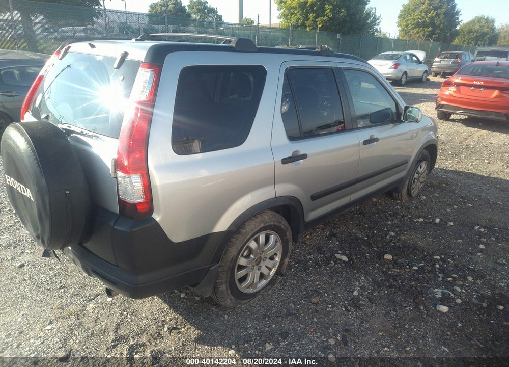 2006 HONDA CR-V EX VIN: JHLRD788X6C031801