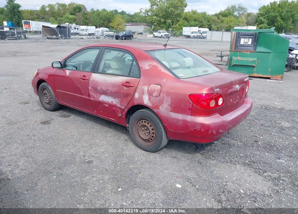 2006 TOYOTA COROLLA LE VIN: 2T1BR30E06C678693