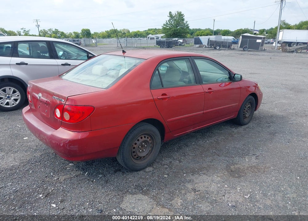 2006 TOYOTA COROLLA LE VIN: 2T1BR30E06C678693