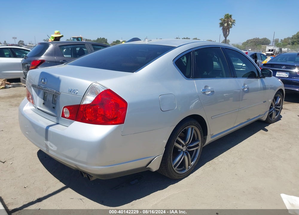 2006 INFINITI M45 SPORT VIN: JNKBY01EX6M204896