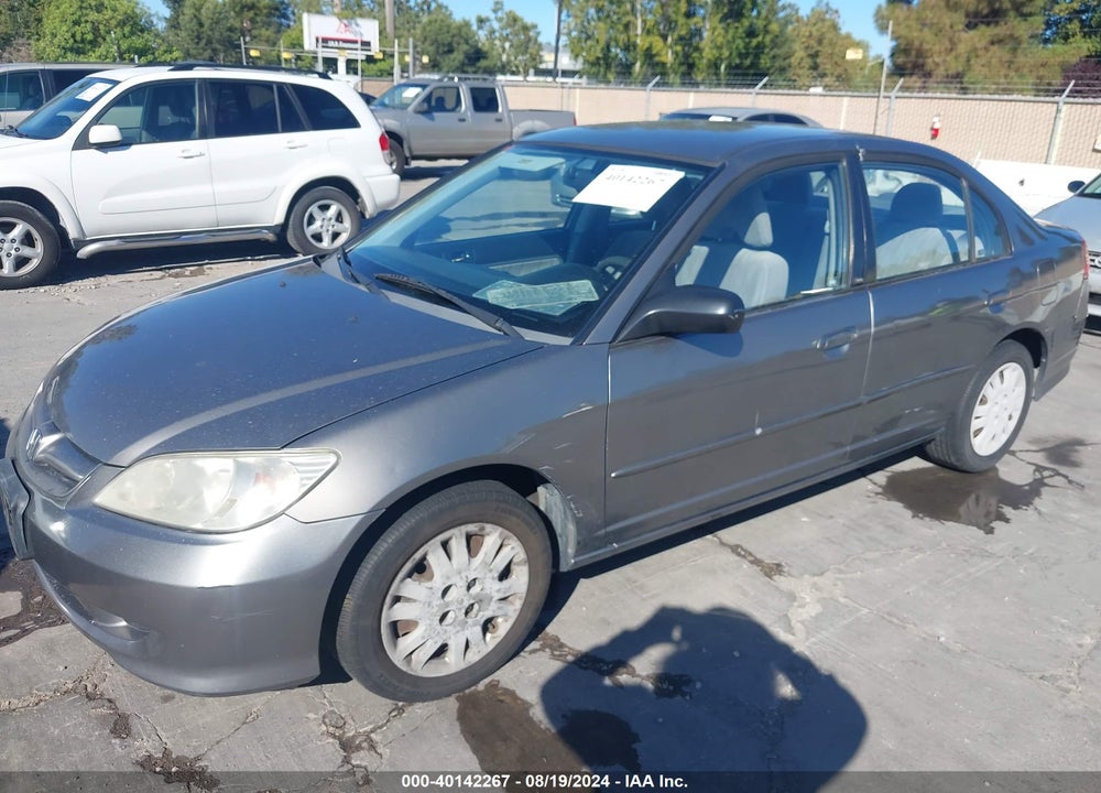 2005 HONDA CIVIC LX VIN: JHMES16585S007832