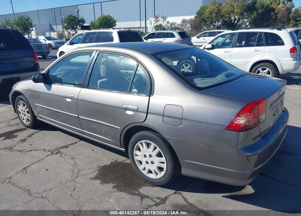 2005 HONDA CIVIC LX VIN: JHMES16585S007832