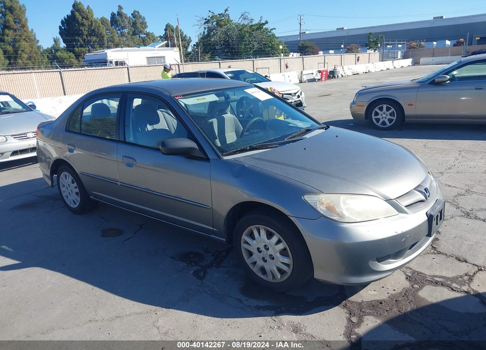 2005 HONDA CIVIC LX VIN: JHMES16585S007832