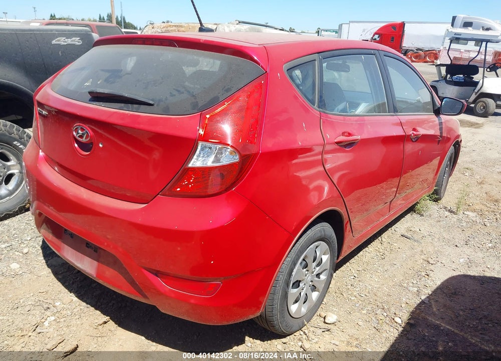 2015 HYUNDAI ACCENT GS VIN: KMHCT5AE6FU228335