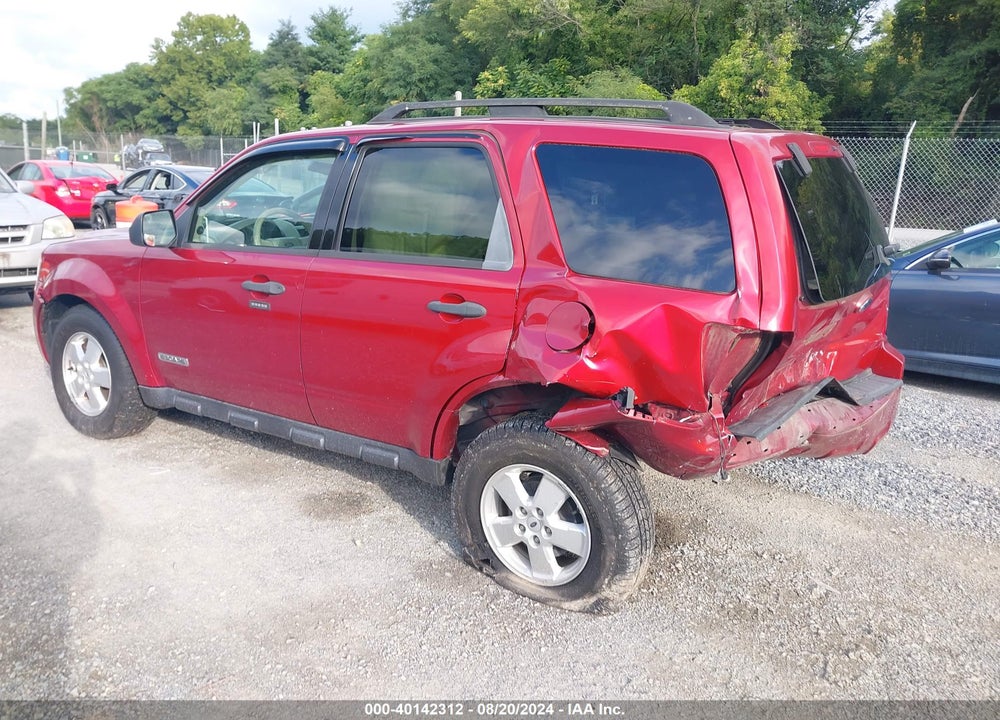 2008 FORD ESCAPE XLT VIN: 1FMCU03Z68KE12074