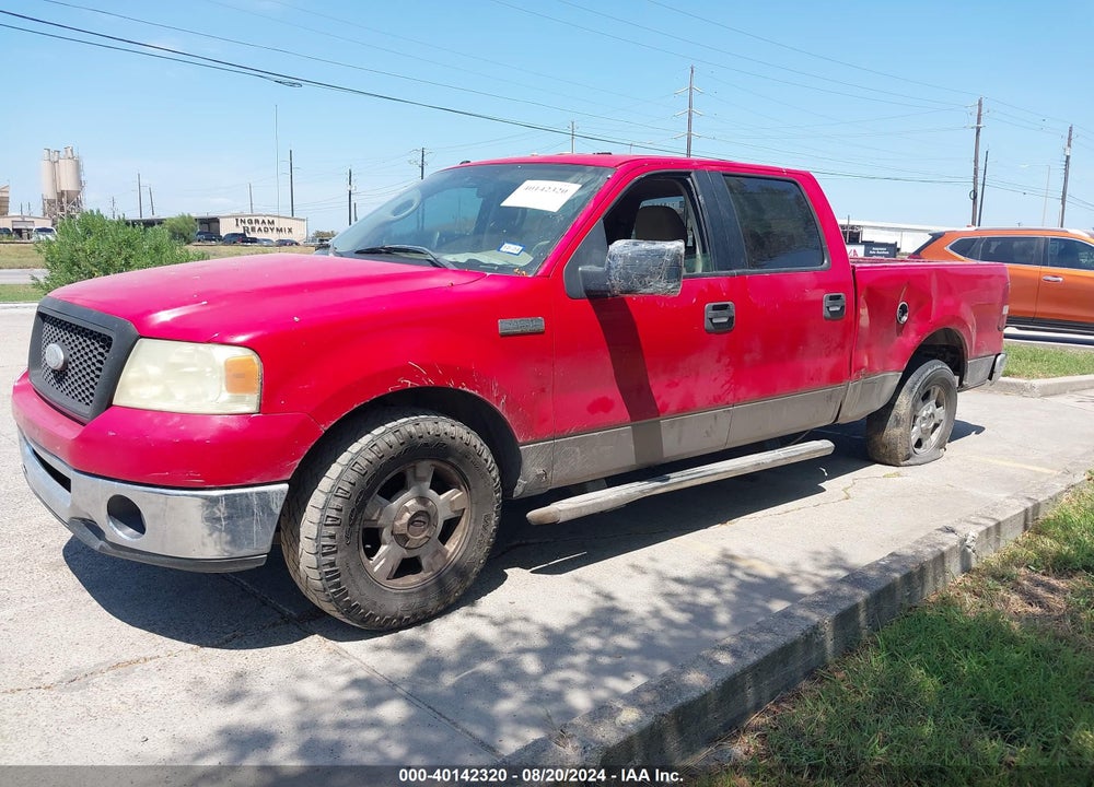 2006 FORD F-150 XLT VIN: 1FTRW12W36KC39892